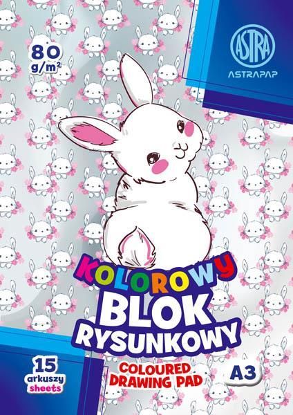 Astra Blok Rysunkowy A Kolorowy Barwiony W Masie Arkuszy Ceny I