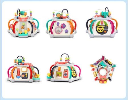 Huile Toys Multikostka Hola Bryła Piramida Edukacyjna Multicentrum Edukacji Malucha - zdjęcie 3