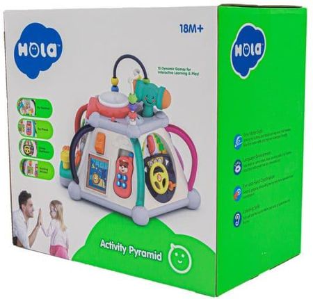 Huile Toys Multikostka Hola Bryła Piramida Edukacyjna Multicentrum Edukacji Malucha - zdjęcie 6