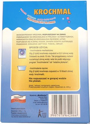 Krochmal Rozpuszczalny Na Zimno Do Pralki - zdjęcie 3