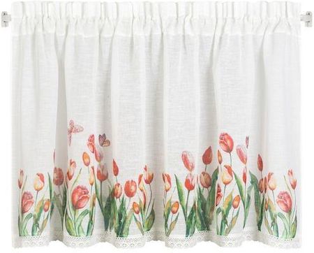 Eurofirany Firana Gotowa Stella Na Taśmie 60x150cm Biały - zdjęcie 3
