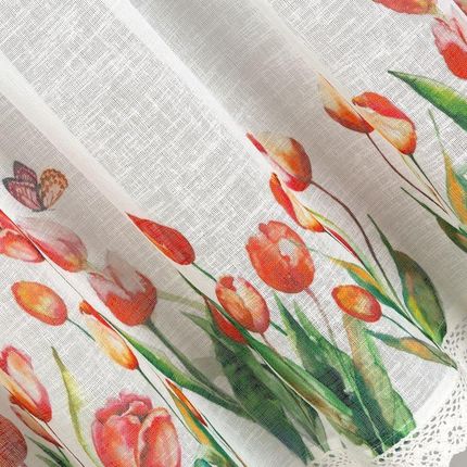 Eurofirany Firana Gotowa Stella Na Taśmie 60x150cm Biały - zdjęcie 2