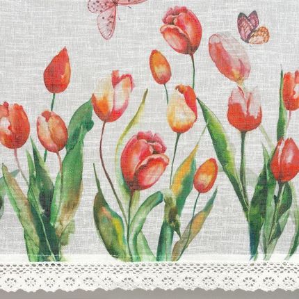 Eurofirany Firana Gotowa Stella Na Taśmie 60x150cm Biały - zdjęcie 4