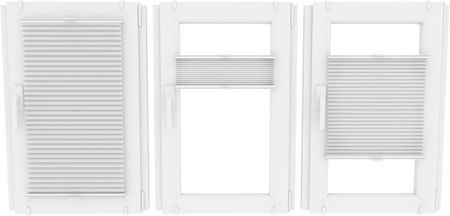 Hqcomponents Plisa Roleta Plisowana Silver Termo Thermo Wymiar 11382656119 - zdjęcie 3