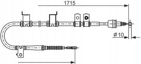 Bosch Cięgło Hamulec Postojowy 1987482907 - zdjęcie 4