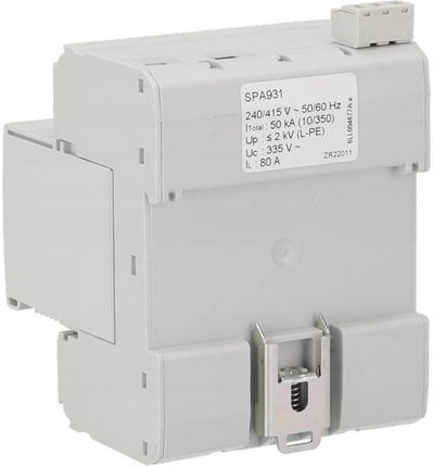 Hager Ogranicznik Przepięć 4P T1 T2 Mov Sieć Tn-S/Tt Iimp50 Ka In=50Ka Up1,2Kv Styk Klasa B+C - zdjęcie 5