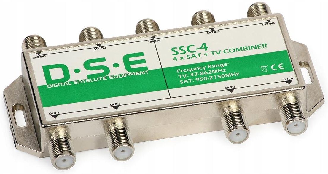 Zdjęcie DSE SUMATOR SYGNAŁÓW TV-SAT SSC-4 QUAD + DVB-T 4TV - Józefów