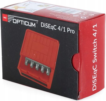 OPTICUM PRZEŁĄCZNIK DISEQC SWITCH 4/1 PRO (PDS0014) - zdjęcie 3