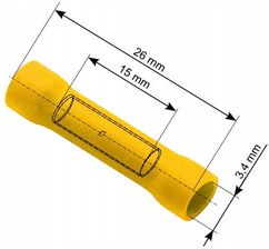 XTREME KONEKTOR ŁĄCZNIK IZOLOWANY 4 3 26 MM 100 SZTUK Opinie i ceny