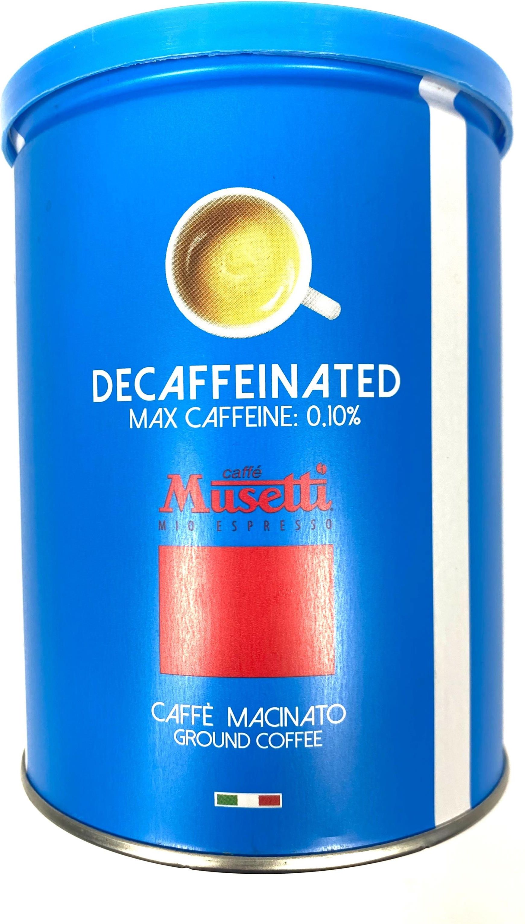 Kawa Musetti Decafeinated Kawa Mielona Bezkofeinowa Puszka 250g Ceny