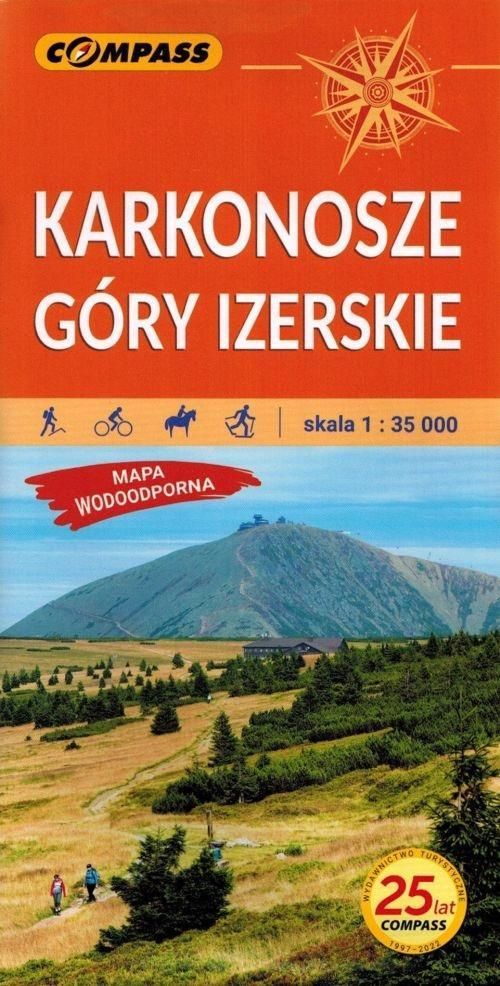 Karkonosze G Ry Izerskie Mapa Turystyczna Praca Zbiorowa Ceny I