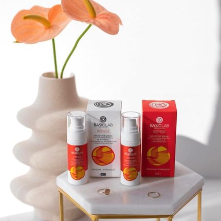 Basiclab Odnowa I Stymulacja Serum 03% Retinolu 3% Witaminy C Koenzymem Q10 15 ml - zdjęcie 3