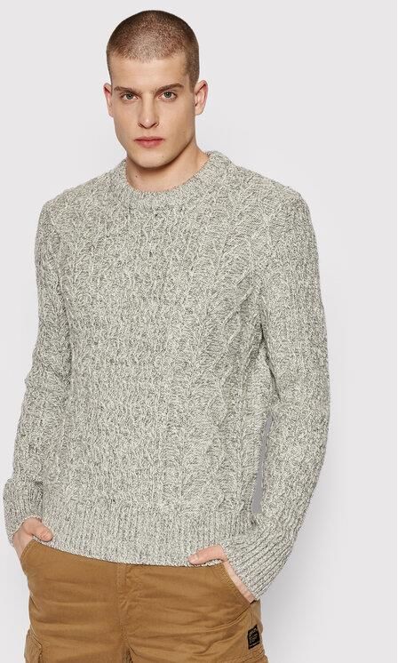 Superdry Sweter Jacob Cable M6110305A Szary Regular Fit Ceny I Opinie