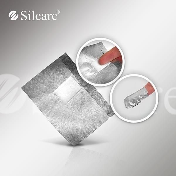 Zdjęcie Silcare Remover Wraps Folie Waciki do Usuwania Lakieru Hybrydowego Semilac Shellac 100 szt. - Marki