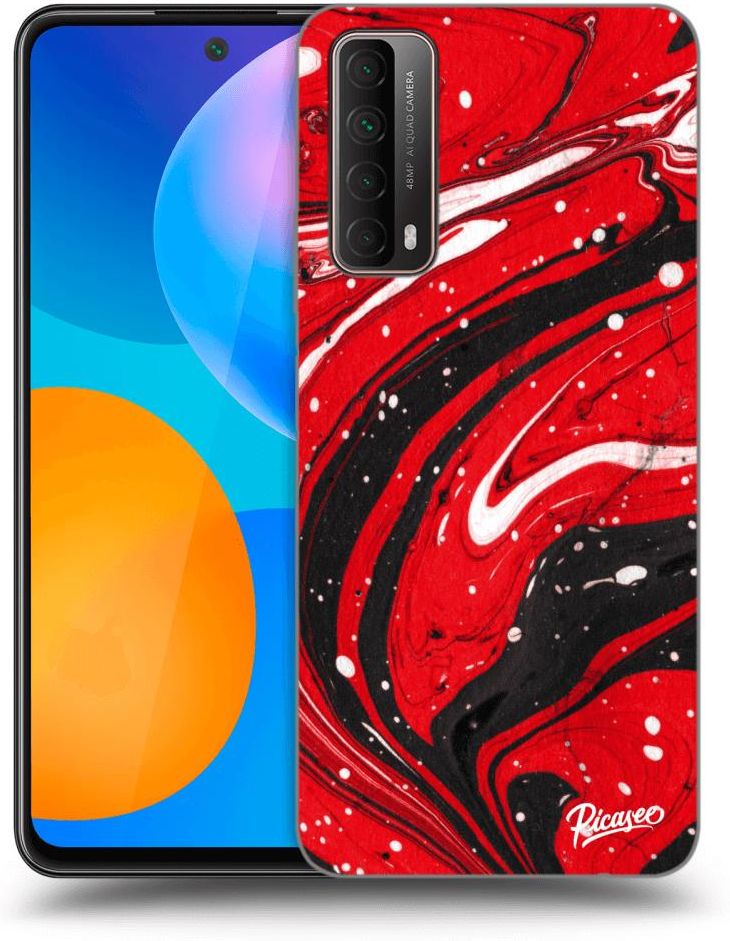 Silikonowe Czarne Etui Na Huawei P Smart Red Black Etui Na