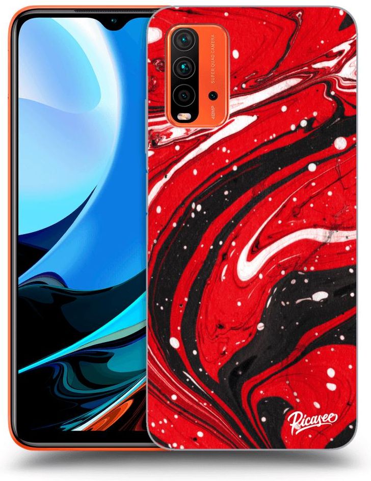 Silikonowe Prze Roczyste Etui Na Xiaomi Redmi T Red Black Etui Na