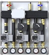 Zdjęcie Defro Zestaw Hydrauliczny Dcm 20 3 Obiegi Pompy Wilo Para 15/6 (DCMWP07) - Kazimierza Wielka