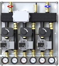 Zdjęcie Defro Zestaw Hydrauliczny Dcm 20 3 Obiegi Pompy Wilo Para 15/6 (DCMWP08) - Kazimierza Wielka