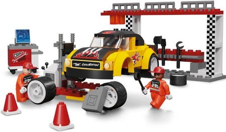 Klocki Blocki The Collection Racing Car Service Warsztat - zdjęcie 4