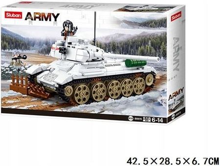 Sluban Klocki Wwii Czołg T-34/85 Wersja Zimowa 518El. - zdjęcie 2