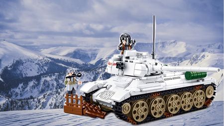 Sluban Klocki Wwii Czołg T-34/85 Wersja Zimowa 518El. - zdjęcie 6