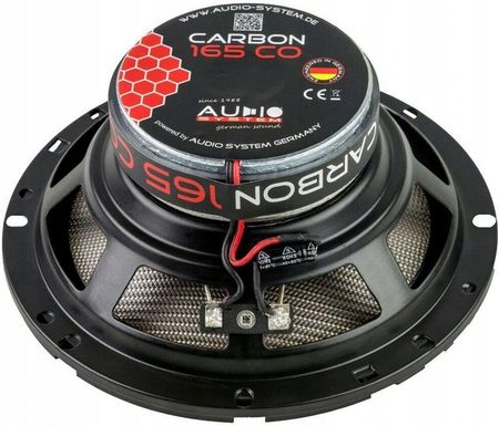 AUDIO SYSTEM CARBON 165 GŁOŚNIKI SAMOCHODOWE 165MM - zdjęcie 2