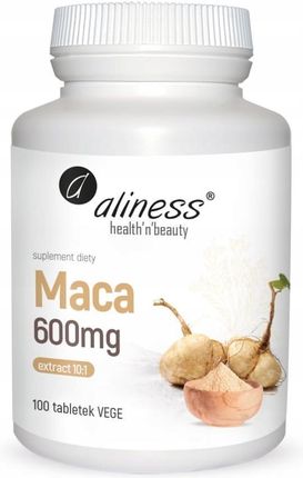 Aliness Maca 600 mg - 100 tabl. - zdjęcie 3