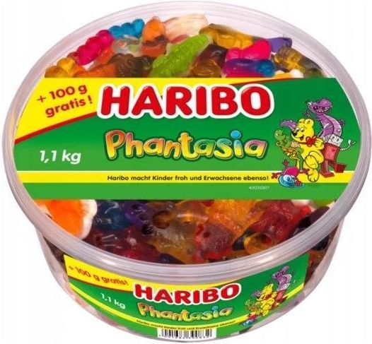 Haribo Żelki 1100G Phantasia Owocowe Ceny i opinie Ceneo pl