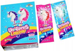 Zdjęcie Lizak Unicorn świecący patyk 10 g 30 szt - Zgierz