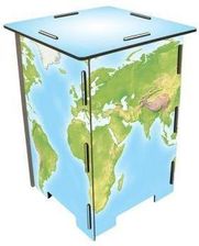 Zdjęcie Werkhaus Designerski Taboret Stolik Skrzynia Siedzisko 4W1 Mapa Świata 104322 - Ciechocinek