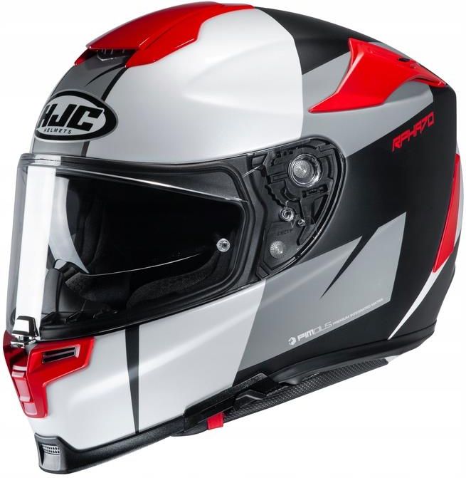 Kask Motocyklowy Hjc Kask Rpha Terika Black White Red S Opinie I