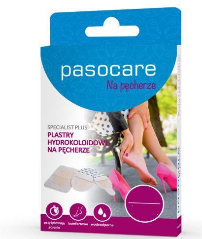 PASOCARE Plastry hydrokoloidowe na pęcherze mix 6szt Opinie i ceny