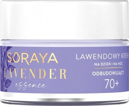 Krem Soraya Lawendowy Odbudowujący I Noc 70+ - Lavender Essence na dzień i noc 50ml - zdjęcie 2