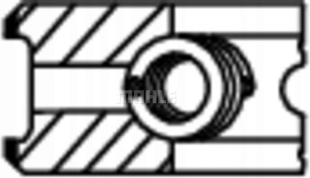 Mahle Pierścienie Tłokowe 081 Rs 00109 0N0 081Rs001090N0 - zdjęcie 2