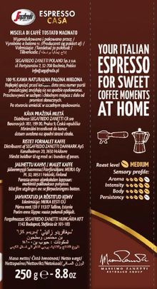 Segafredo kawa mielona espresso casa 250g - zdjęcie 4