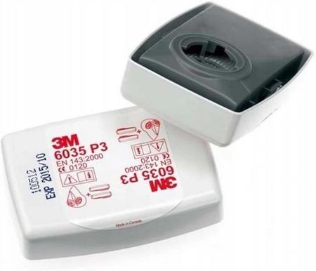 3M Filtr Przeciwpyłowy 6035 P3 Komplet 2 Sztuki Fv - zdjęcie 4