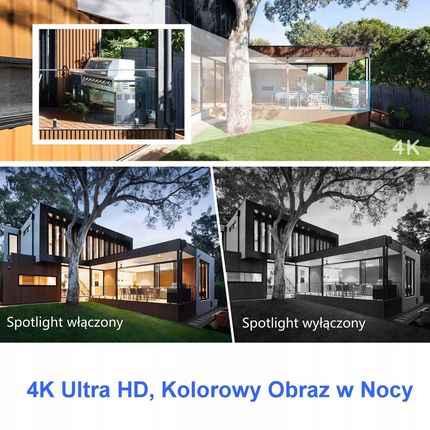 Reolink 823A Kamera Ip 8Mp Kolor Noc Karta Sd64 Gb - zdjęcie 3