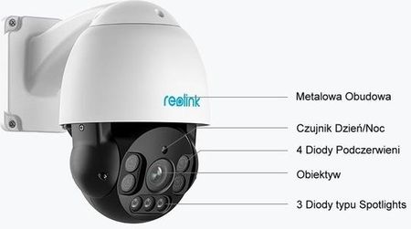 Reolink 823A Kamera Ip 8Mp Kolor Noc Karta Sd64 Gb - zdjęcie 5