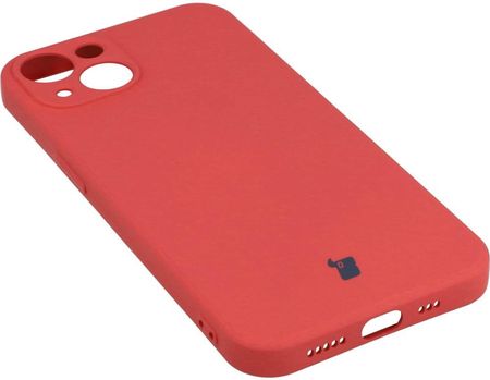 Bizon Etui Case Silicone iPhone 13 Czerwone - zdjęcie 2