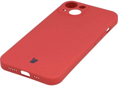 Bizon Etui Case Silicone iPhone 13 Czerwone - zdjęcie 3