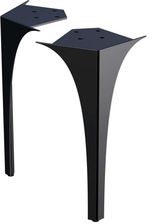 Zdjęcie Nogi Do Szafki 62Cm Przednie 2 Szt. Oristo Louis Or50 A Nof 7 Czarny Połysk 11104 - Lubsko