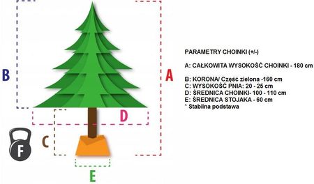 Lean Import Leantoys Choinka Sztuczna Świerk Naturalny 180Cm 1057605 - zdjęcie 4