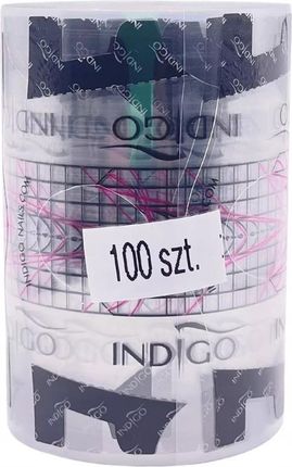 INDIGO FORMY TRANSPARENTNE SZABLONY 100 SZTUK - zdjęcie 2