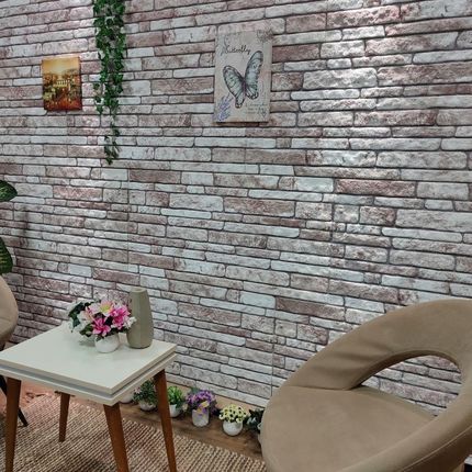 vidaXL Lumarko Panele Ścienne 3D, Wzór Ciemnoszarej Cegły, 10 Szt,, Eps - zdjęcie 5