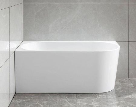 Aqualine Wanna Wolnostojąca Z Przelewem 150 x 75 x 58 Tibera Lewa (E1046) - zdjęcie 3