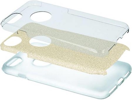 Telforceone Nakładka Glitter 3In1 Do Xiaomi Redmi Note 10 5G / Poco M3 Pro / M3 Pro 5G Złota - zdjęcie 3