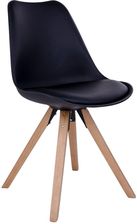 Krzesło Bergen 48X86cm Czarne Nogi Drewniane 174734