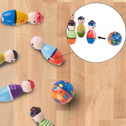 Malplay Kręgle Piankowe Bowling Dla Maluch Piraci (224983) - zdjęcie 2