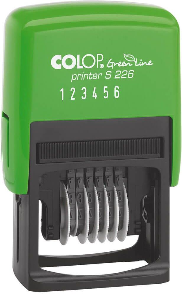 Colop Printer S 226 Numerator Green Line Pieczątka Gumka Ceny i