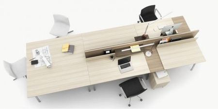 B2B PARTNER REGAŁ BIUROWY WYSOKI LAYERS, 800 X 400 X 1905, DĄB NATURALNY - zdjęcie 2